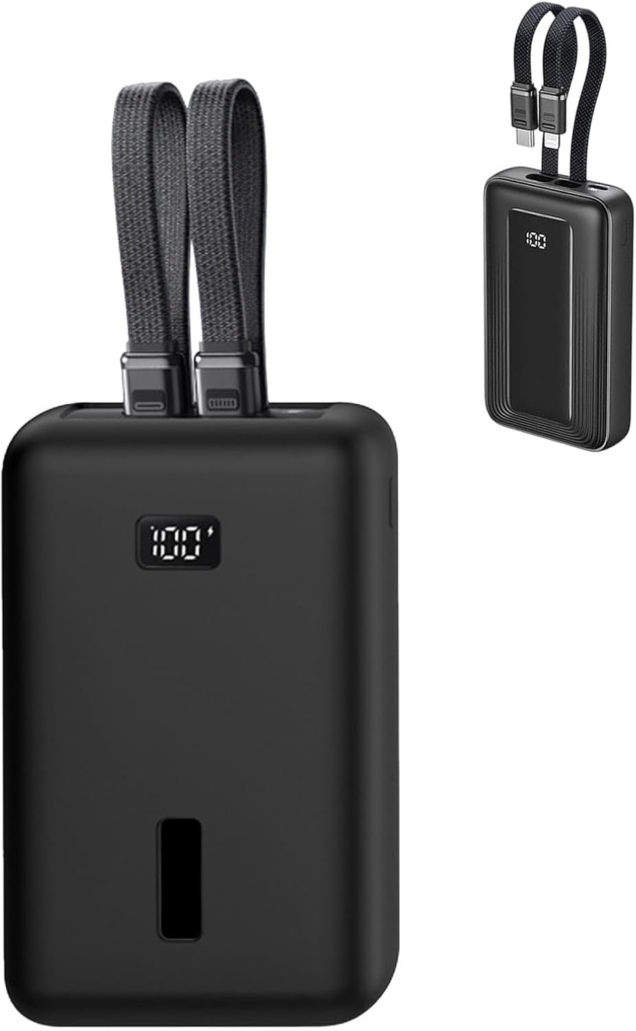 51WHrI8huLL._AC_SL1500_ Case for Anker Zolo Power Bank 2025 20,000mAh 30W /45W A1681 /A1689 /A110M ,Silicone Protective Case , Shockproof Cover with LCD Display Visible, Anti-Lost Strap, Precision Cutouts for Charger (Black) - Image 1