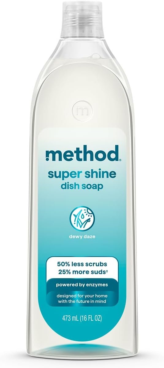51dVlvLXlL._AC_SL1444_ method Super Shine Liquid Dish Soap, Dewy Daze Scented, 16 fl oz - Image 1