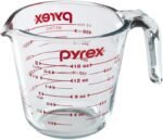 Pyrex Prepware 6001075 Measuring Cup, Red Graphics, Clear - Image 5