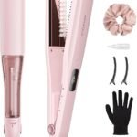 Wavytalk Steam Hair Straightener Steam Sesh for Less Heat Damage, Flat Iron