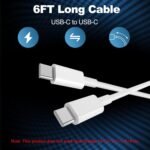 iPhone 18 17 16 15 Charger Fast Charging 2Pack Apple USB C Charger Block - Image 3