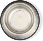 Amazon Basics Stainless Steel Non-Skid Dog Water And Food Bowls, Dishwasher Safe, Rust Resistant, 38oz Capacity, 10 x 2.8 Inches, 2-Pack - Image 4