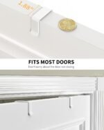 Moforoco White 9-Tier Over The Door Pantry Organizer, Pantry Organization And Storage, Metal Hanging Spice Rack Shelves Door, Home & Kitchen Essentials, Laundry Room Bathroom Organization - Image 3