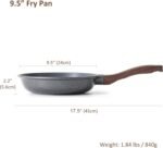 SENSARTE Nonstick Frying Pan Skillet, Swiss Granite Omelette Pan Chef's Pan - Image 5