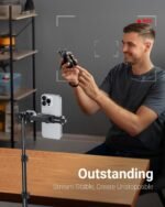 VIMOSE 66" Phone Tripod, Tripod for iPhone with Remote & Phone Stand - Image 4