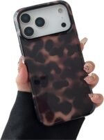 Longlayss Compatible with iPhone 17 Pro Max Case Tortoise Shell Phone Case