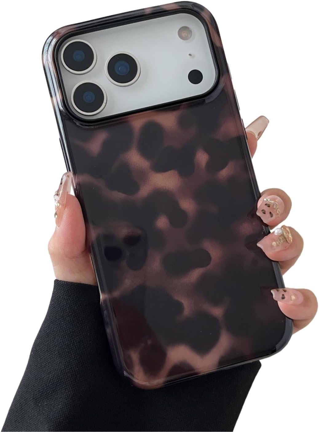 61GQWsZTsUL._AC_SL1500_ Longlayss Compatible with iPhone 17 Pro Max Case Tortoise Shell Phone Case - Image 1