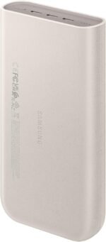 Samsung Caricabatterie Portatile 20.000 mAh Power Bank Super Fast Charging 45W, 3 porte di ricarica USB-C, Beige - Image 4