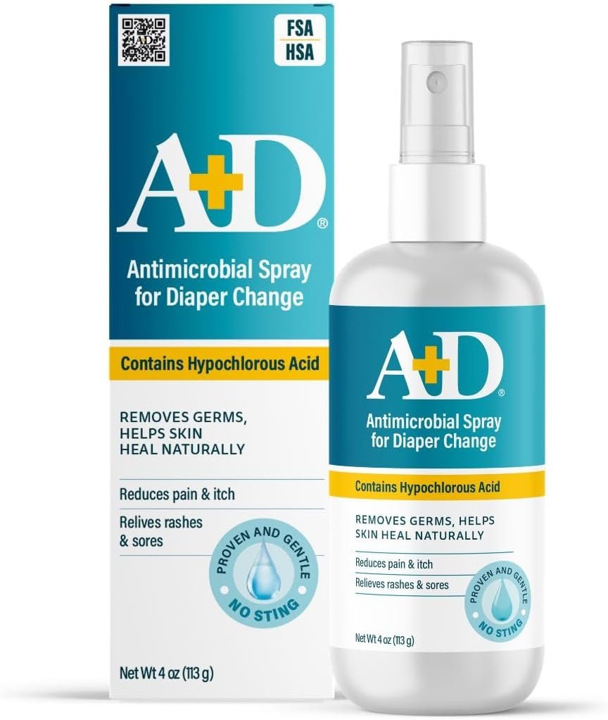 61GzBhvYTzL._AC_SL1080_ A+D Antimicrobial Hydrogel Spray with Hypochlorous Acid Spray for Skin, 4oz - Image 1