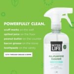 Better Life All Purpose Cleaner - Multipurpose Home and Kitchen Cleaning Spray for Glass, Countertops, Appliances, Upholstery & More - Multi-surface Spray Cleaner - 24oz (Pack of 2) Unscented - Image 3