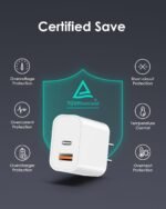 [4 Pack] 20W USB C Charger Block Fast Charging Multiport Adapter - Image 5
