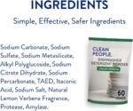 The Clean People Dishwasher Detergent Powder | Cuts Grease and Rinses Sparkling Clean | Residue-Free (30 Ounce, Lemon Verbena) - Image 4