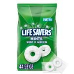 LIFE SAVERS Wint O Green Breath Mints Hard Candy Bulk Bag, 44.93 oz