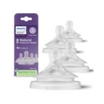 Philips Avent Natural Response Baby Bottle Nipples, Extra Fast Flow, 4-Pack
