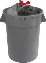 Amazon Basics 30 Gallon Flextra Strength Multipurpose Drawstring Trash Bags, 20% Post Consumer Recycled Material, Tear Resistant, Black, 50 Count - Image 5