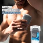 DOVE MEN + CARE Deodorant Stick for Men Extra Fresh Twin Pack Aluminum Free 72H Odor Protection Mens Deodorant with 1/4 Moisturizing Cream 3.0 oz - Image 3