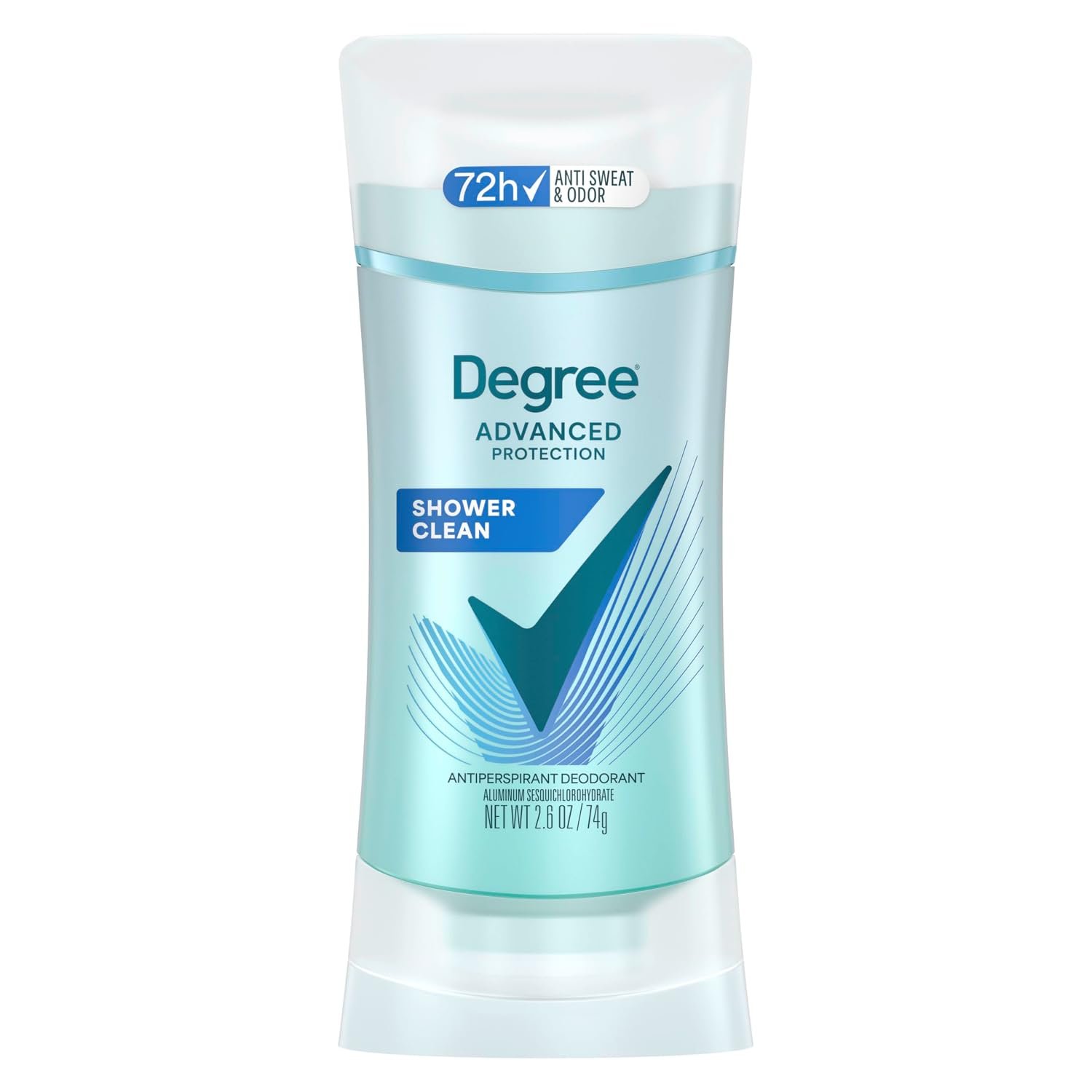 61WAjag8dNL._SL1500_ Degree Women Antiperspirant Deodorant Stick, Shower Clean, 2.6 Ounce (Pack of 1) - Image 1