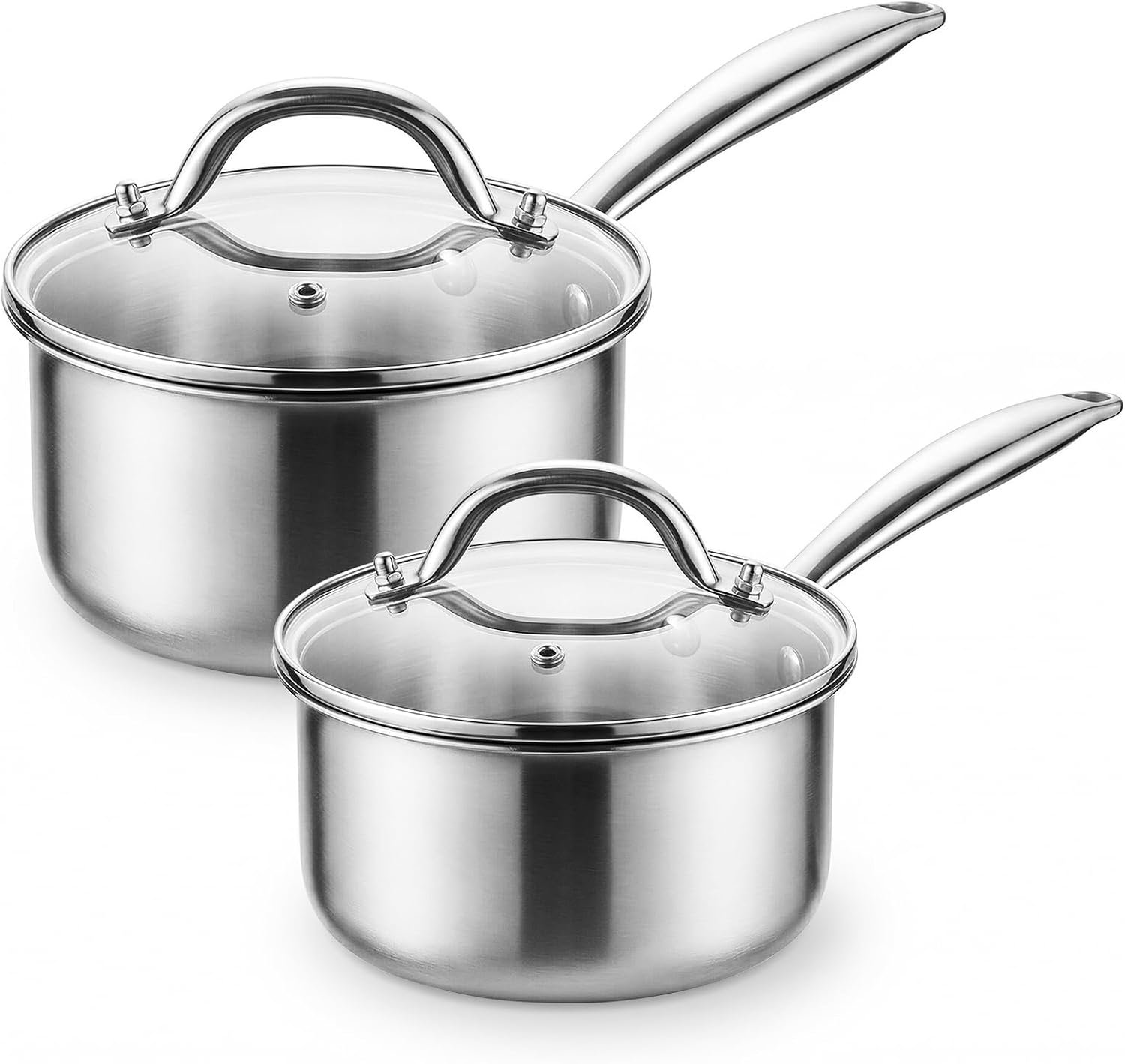61WGnHsBH-L._AC_SL1500_ Tri-Ply Stainless Steel Pot 1.5Qt & 2.5Qt with Lids - Image 1