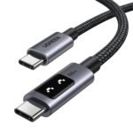 UGREEN Uno USB C Cable 100W with LED Display, Fast Charging, 6.6ft, Black