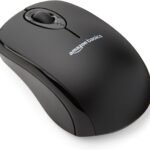 Amazon Basics 2.4 GHz Wireless Optical Computer Mouse with USB Nano Receiver, Portable, No Wires, Smooth Tracking, Multi-Device Compatibility, Black