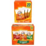 Goldfish Cheddar Cheese Crackers, Baked Snack Crackers, 1 oz On-the-Go Snack Packs, 20 Count Box and Goldfish Crackers Say Cheeeese Variety Pack with Cheddar, Pizza and Parmesan, Snack Packs, 20 Ct