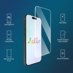 Ailun Screen Protector + Camera Lens Protector for iPhone 15, 3+3 Pack - Image 3
