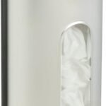 Honey-Can-Do Stainless Steel Plastic Bag Saver & Trash Bag Dispenser, Wall-Mounted Plastic Bag Organizer for Kitchen, Pantry, Garage, Durable Stainless Steel Storage for Grocery Bags and Space-Saving
