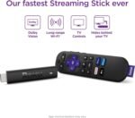 Roku Streaming Stick 4K - HDR & D. Vision Roku Streaming Device for TV with Voice Remote & Long-Range Wi-Fi - Free & Live TV (Renewed) - Image 2