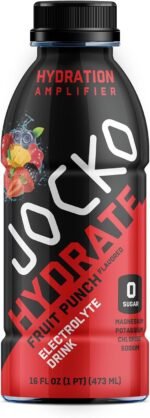 Jocko Fuel Hydrate Electrolytes Drink, Fruit Punch, 16 oz | 12 Pack - Image 3