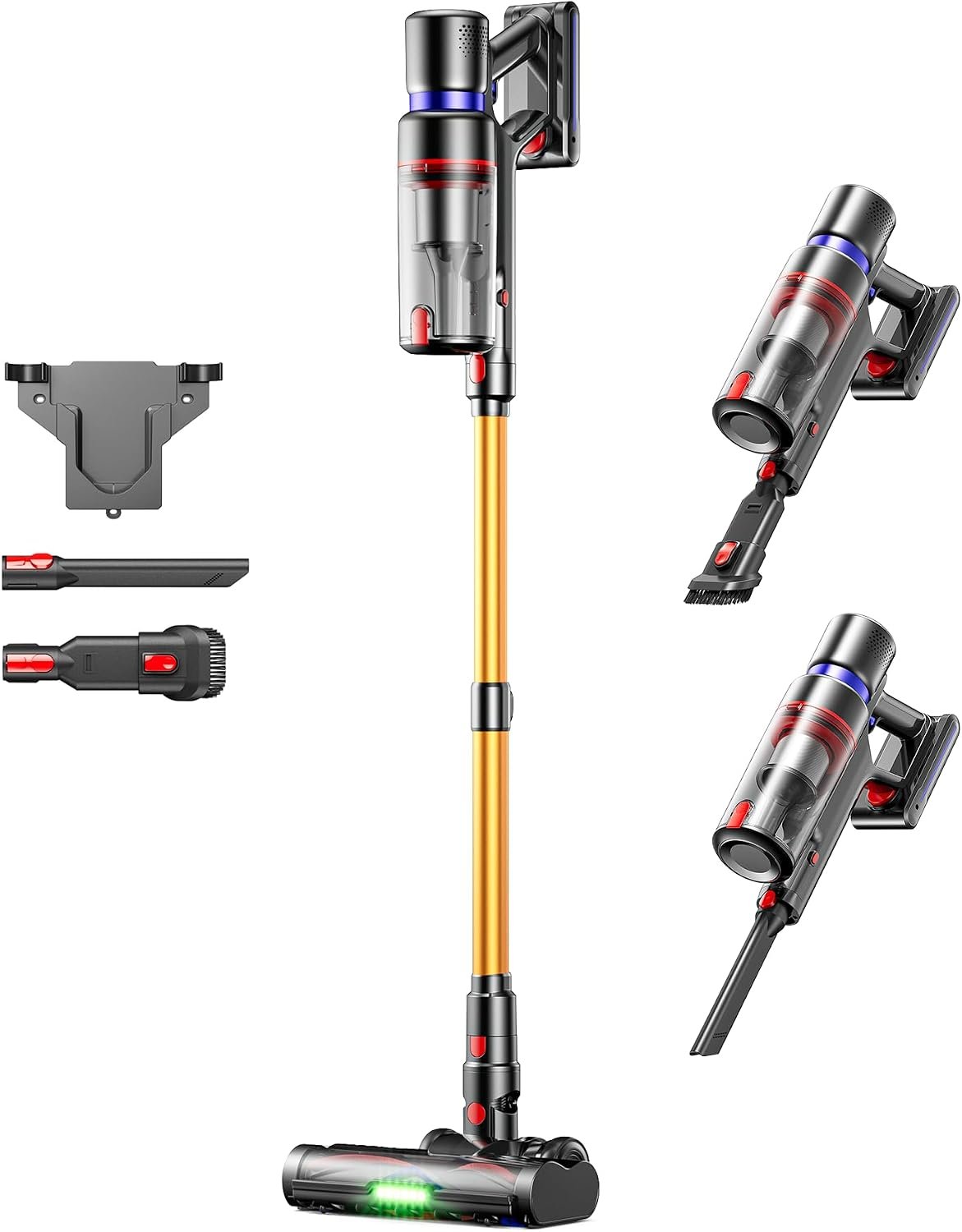 61h44MNC2OL._AC_SL1500_ Cordless Vacuum Cleaner,600W 50KPA 70Mins Runtime for Home, Self-Standing Stick Vacuum with LED Display, Anti-Tangle, 8-in-1 Lightweight Vacuum for Pet Hair, Carpet, Hard Floor - Image 1