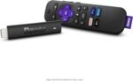 Roku Streaming Stick 4K - HDR & D. Vision Roku Streaming Device for TV with Voice Remote & Long-Range Wi-Fi - Free & Live TV (Renewed)