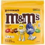 M&M'S Peanut Milk Chocolate Candy Bulk Pack, Party Size, 38 oz Bag - Image 4