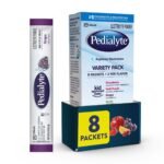 Pedialyte Electrolyte Powder Packets, On-the-Go Hydration Variety Pack-8ct