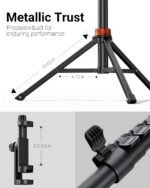 VIMOSE 66" Phone Tripod, Tripod for iPhone with Remote & Phone Stand - Image 2