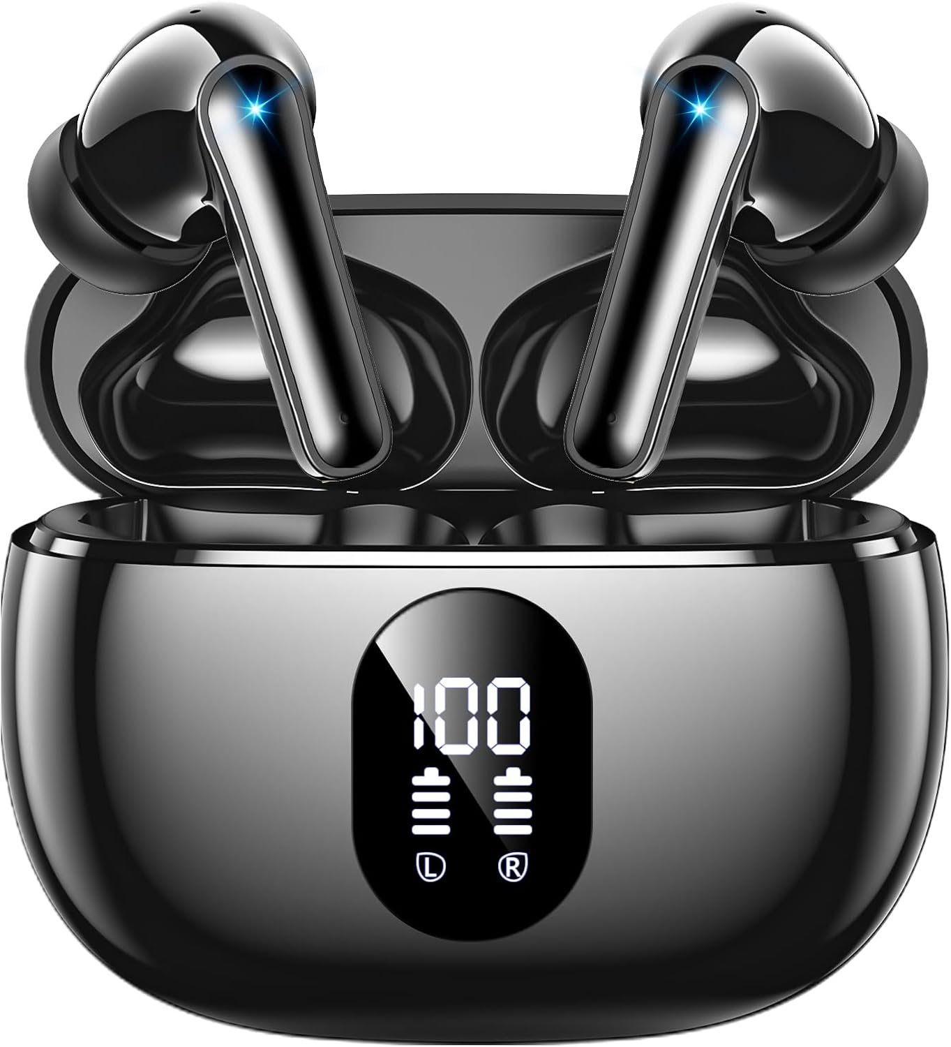 61r9nLGC1ZL._AC_SL1500_ Wireless Earbuds, Hi-Fi Deep Bass Ear Buds, 48H Playtime In-Ear Headphones - Image 1