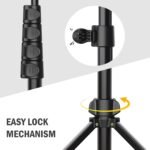 Liphisy 64” Tripod for Cell Phone & Camera with Remote and Phone Holder - Image 5