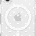 ZTOFERA Cute Polka Dot Case for iPhone 16 6.1",White Dot