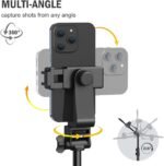 Liphisy 64” Tripod for Cell Phone & Camera with Remote and Phone Holder - Image 3