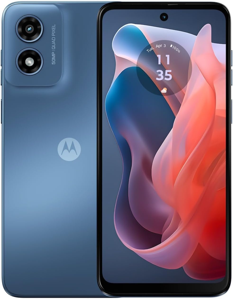 61xk4XNRktL._AC_SL1500_ Motorola Moto G Play LTE | Unlocked | Made for US 4/64GB | 50MP Camera | Sapphire Blue - Image 1