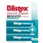 Blistex Medicated Lip Balm SPF 15, 24 Hr Moisture, 0.15 oz, 3 Count