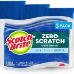 Scotch-Brite Zero Scratch Scrub Sponge, 3 Pack