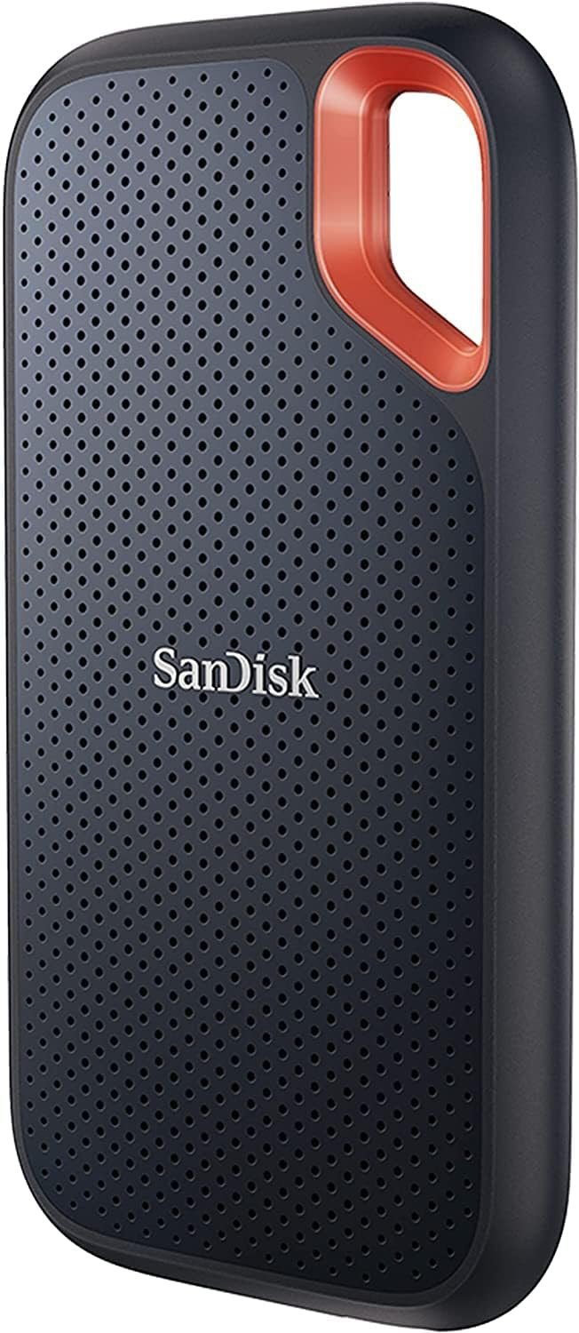 61zuR3UMnWL._AC_SL1500_ Sandisk 2TB Extreme Portable SSD, Up to 1050MB/s, USB-C, USB 3.2 Gen 2, IP65 Water and Dust Resistance, Updated Firmware, External Solid State Drive, SDSSDE61-2T00-G25 - Image 1