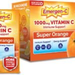 Emergen-C Vitamin C 1000mg Immune Support Powder, Orange, 30 Packets