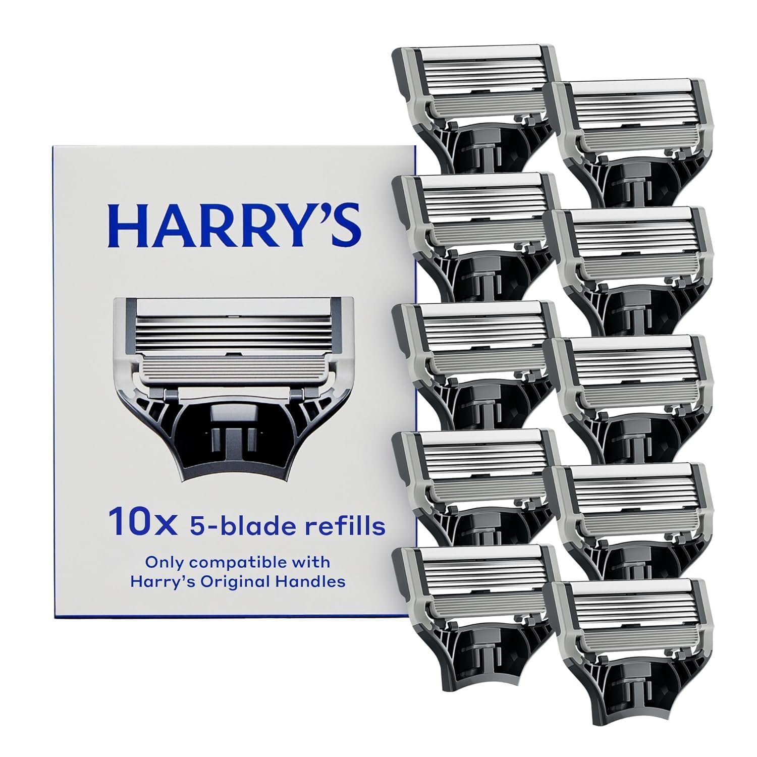 71-sjaK14UL._SL1500_ Harry's Original Razor Blades for Men - 10 Count - Image 1