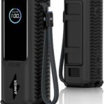 YWXTW Silicone Case for Anker Laptop Power Bank (25,000mAh/165W) - Shockproof Drop-Resistant, Built-in Cable Storage | Non-Slip Grip, Hidden Dust Plug Protective Cover for Anker Power Bank 165w