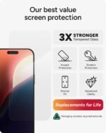 ZAGG Glass+ Screen Protector for iPhone 16 Pro - Image 3