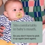Tommee Tippee Ultra-Light Silicone Pacifier, 0-6 Months Blue & Green - Image 5