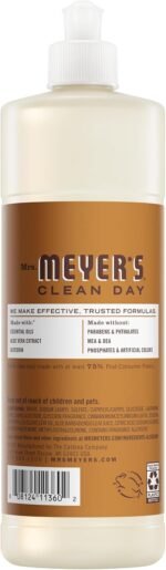 MRS. MEYER'S CLEAN DAY Liquid Dish Soap, Acorn Spice, 16 fl oz, 3 Pack - Image 2