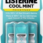 Listerine PocketPaks Breath Strips, Cool Mint, 24-Strip Pack, 3 Pack