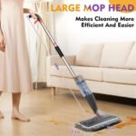 Spray Mop for Hardwood Tile Floor Cleaning with Microfiber Washable Pads - Image 3